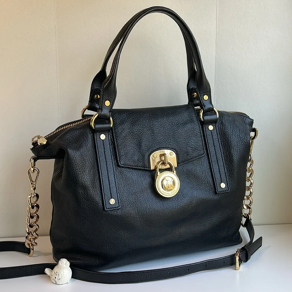 Michael Kors Genuine Leather Satchel Crossbody